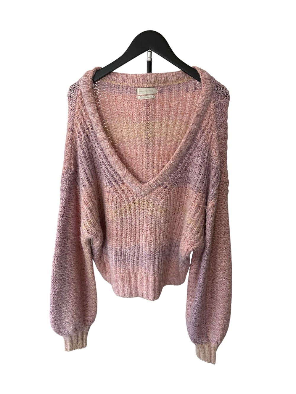 Urban Outfitters V-Neck Pink/Purple Gradient Sweater